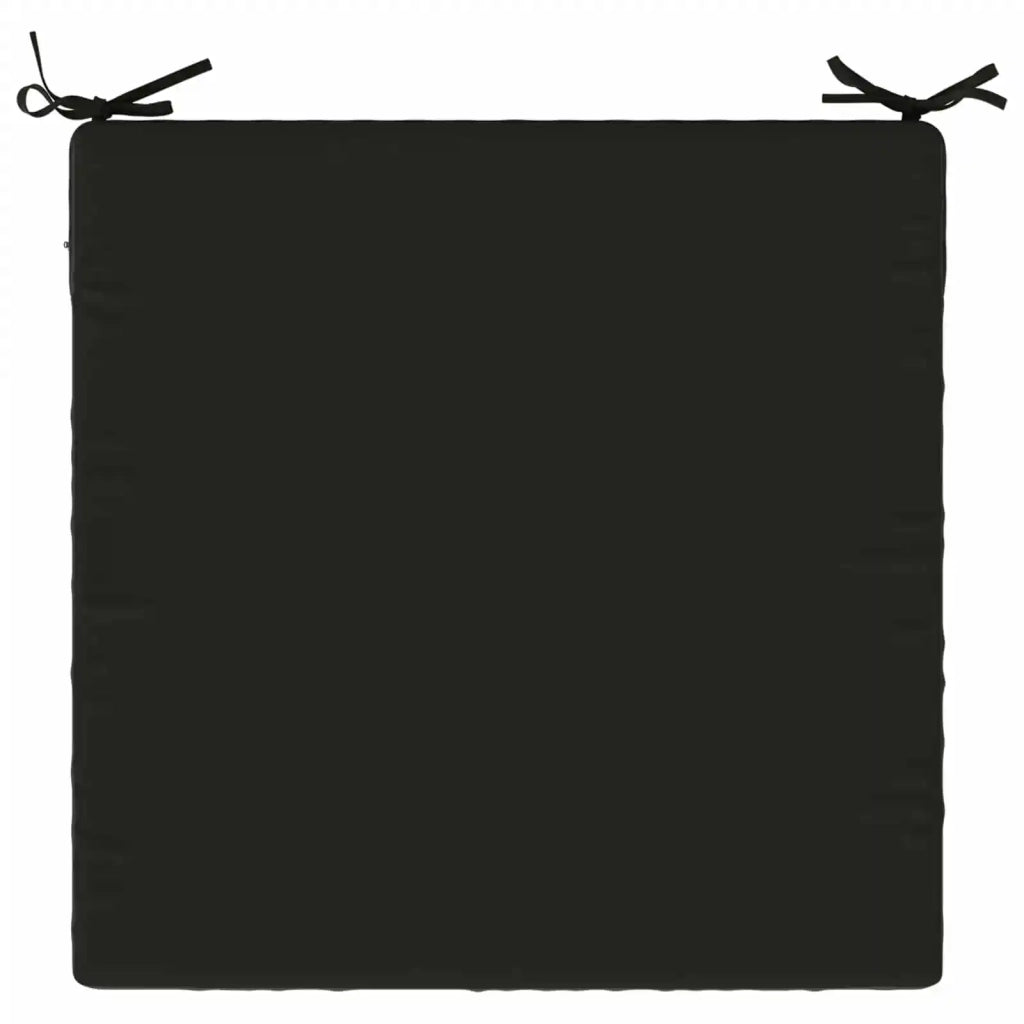 Cuscini per Sedia in 4 Pezzi SOEST 4 pz 100% Poliestere Nero 945080