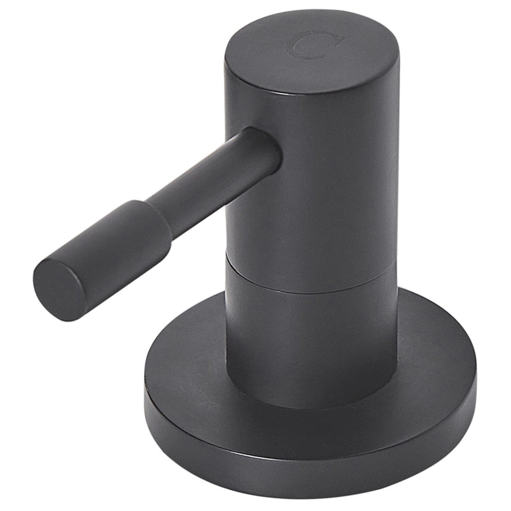 Rubinetto miscelatore per lavabo in ottone metallico opaco nero rubinetto moderno del bagno a doppia leva