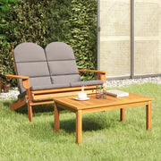 Set Salotto da Giardino Adirondack 2pz Legno Massello di Acaciacod mxl 95632
