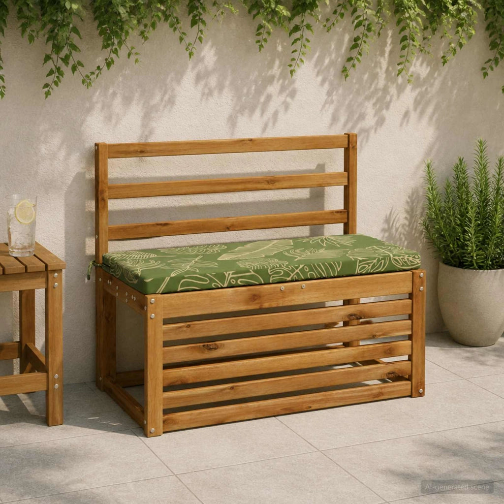Cuscino per panchina SOEST 100% Poliestere Design a foglia 948660