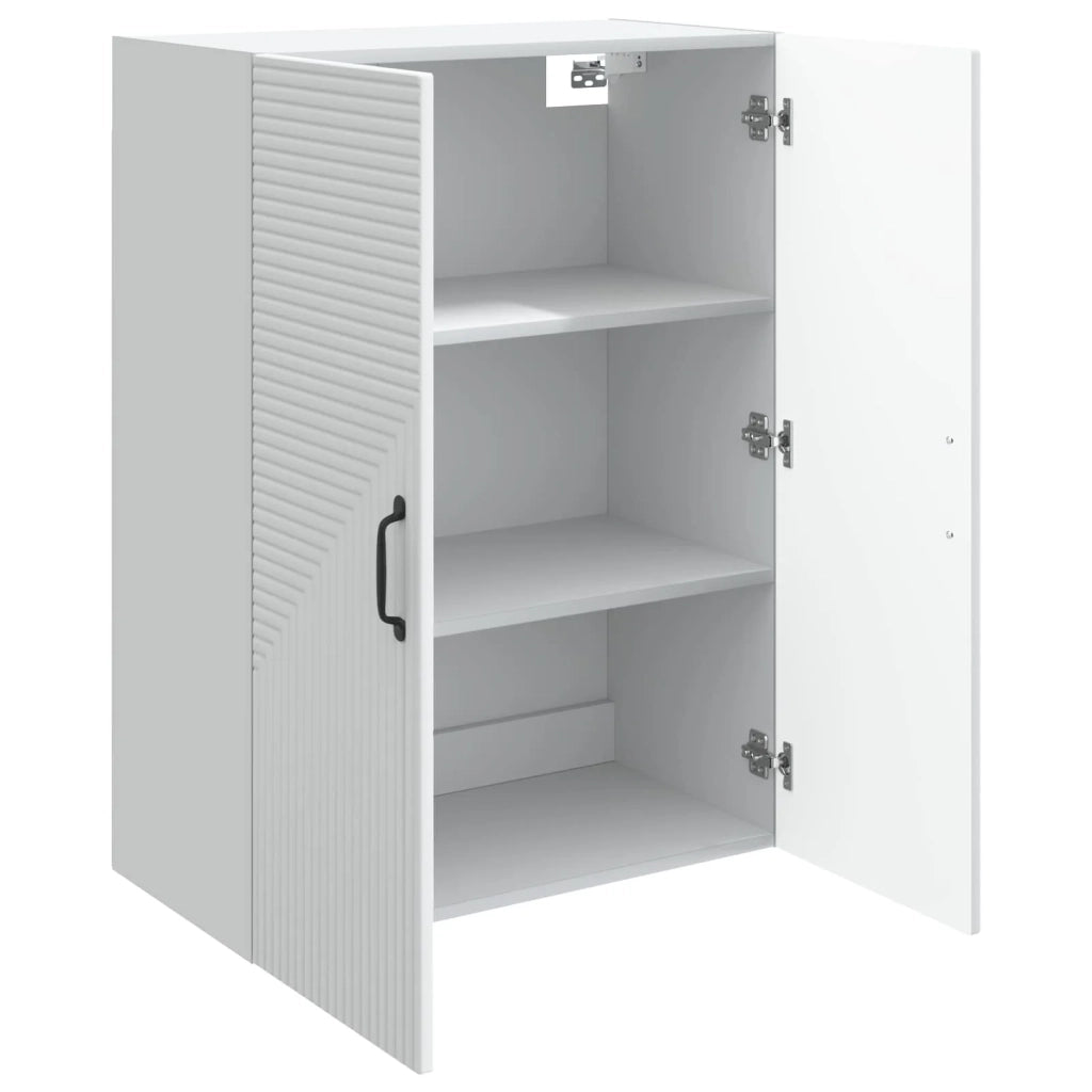 Mobiletto a muro Bianco 66 x 34,5 x 90 cm Legno ingegnerizzato 898565