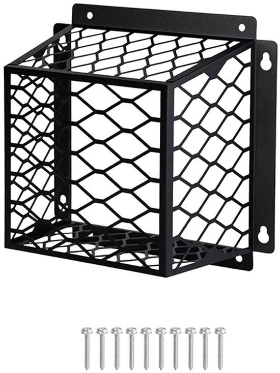 Capottero di ventilazione adattabile per ventilatore da 3~4 pollici, copertura di ventilazione, coperchio di protezione, compatibile con ventilatore da 3~4 pollici, coperchio di ventilazione, nero