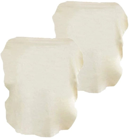 Kit di pulizia per finestre in pelle di cervo - morbido e assorbente - 50 x 30 cm - per auto e mobili - 2 pezzi - per adulti