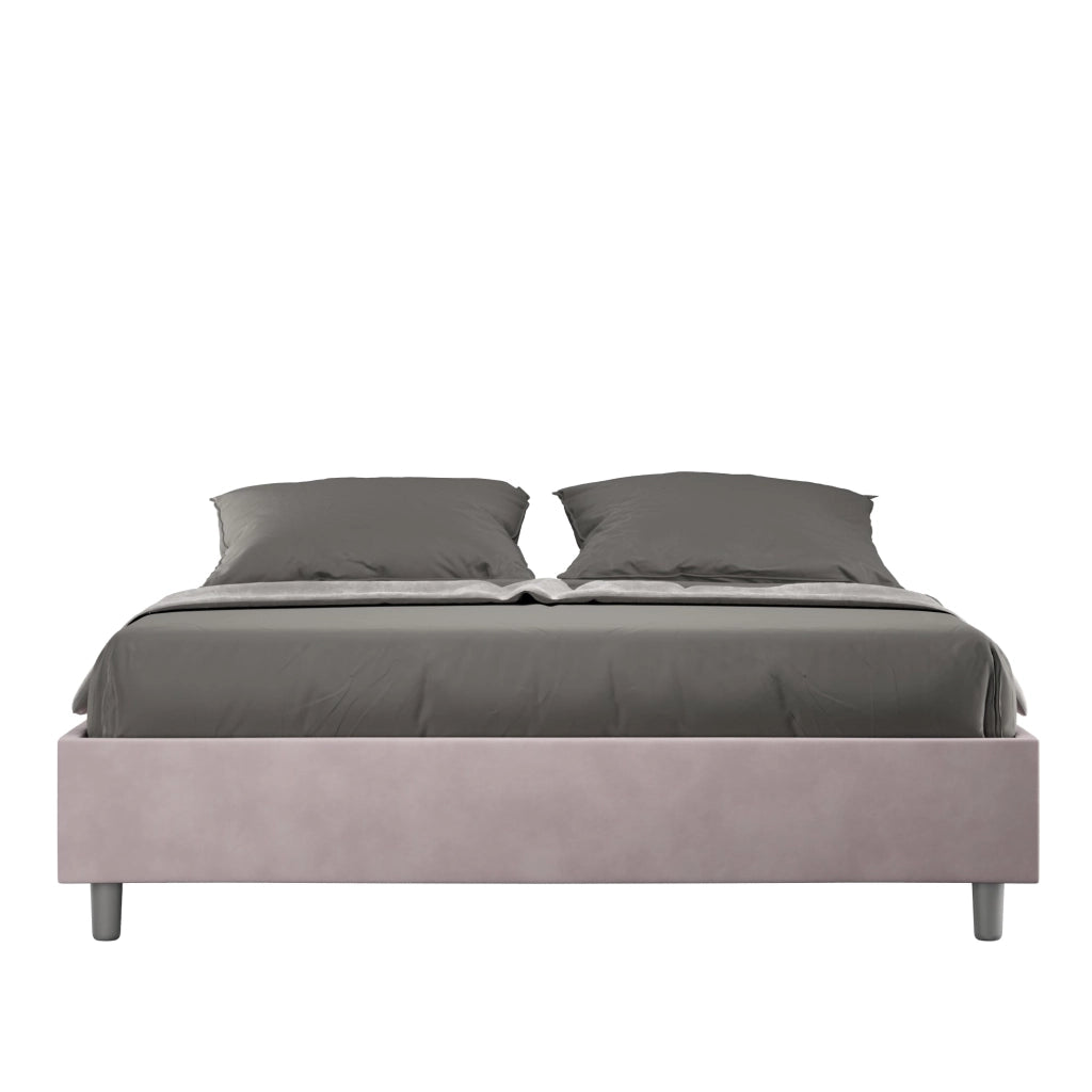 Letto Matrimoniale Large Sommier 180x200 cm con Rete Azelia Glicine