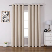 Set di tende di oscuramento 245 x 140 cm - Pacchetto da 2 - Isolamento termico - Stipato - Lavabile - Blocca l'85-95% della luce - Tende di oscuramento