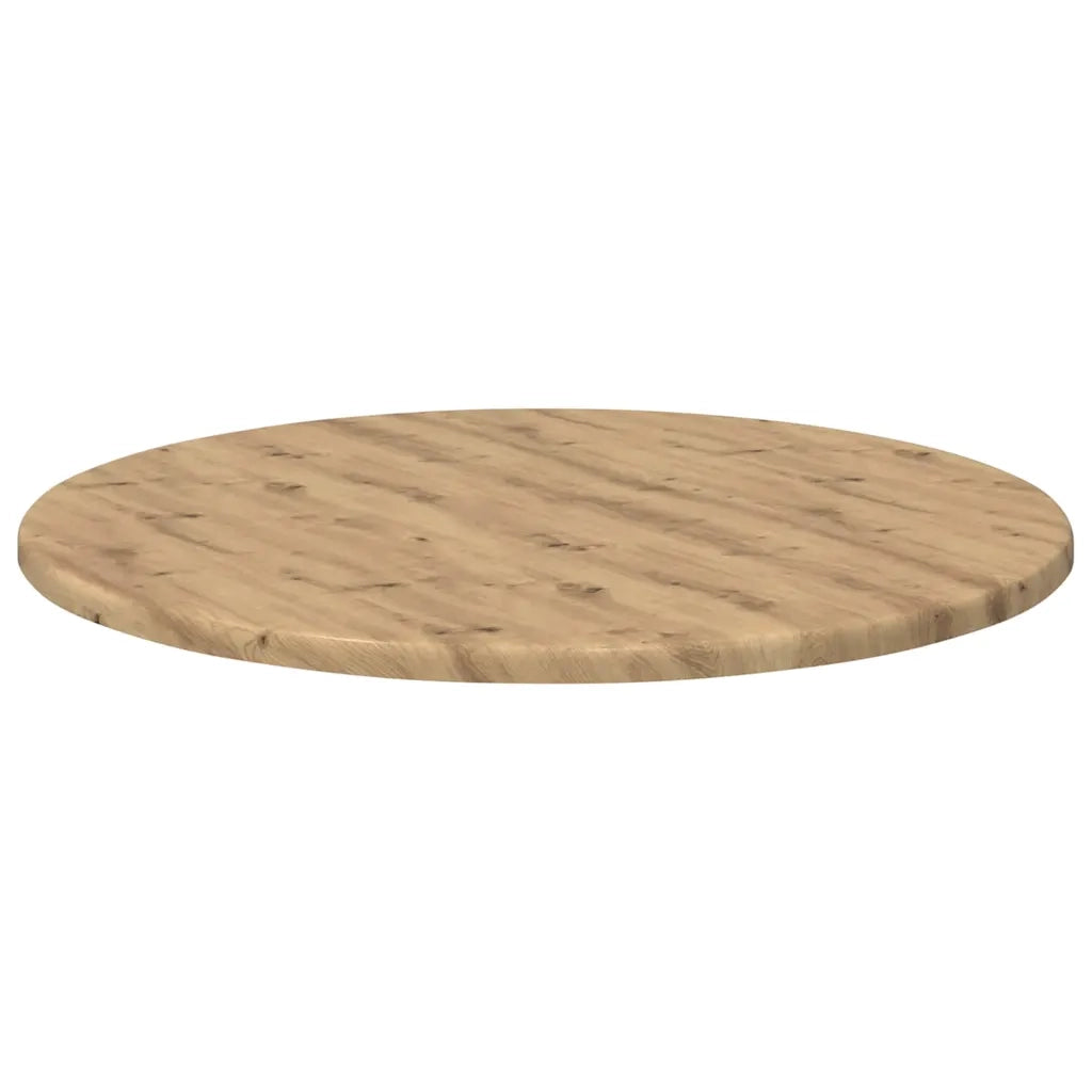 Piano del tavolo rovere artigianale Ø 50 x 1,5 cm