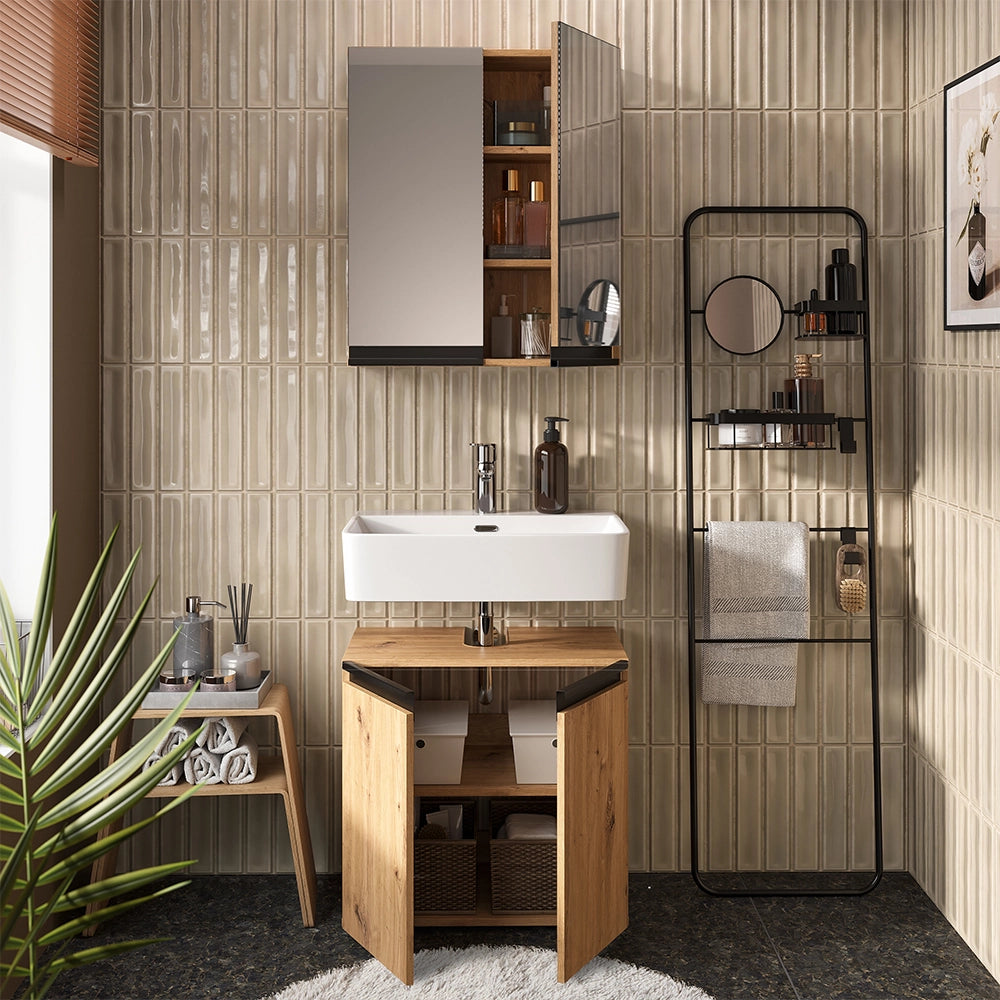 Vicco Set di mobili da bagno Artigiano 2 parti