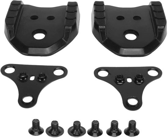 Adattatore pedale bicicletta con supporto uniforme - 4 pezzi - Calzature da bicicletta - Adatto per biciclette da corsa - In metallo