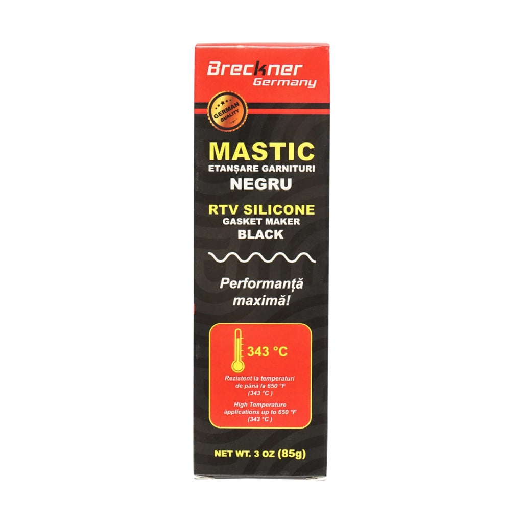 Silicone nero sigillante per guarnizioni 85g temp. alta 343 gradi