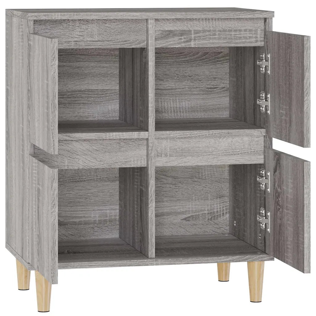 Credenza-Buffet-Armadio da cucina Grigio Sonoma 60x35x70 cm in Legno Multistrato 511392