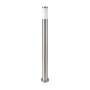 Lampada di bollard E27 110 cm con nichel in acciaio inossidabile IP44