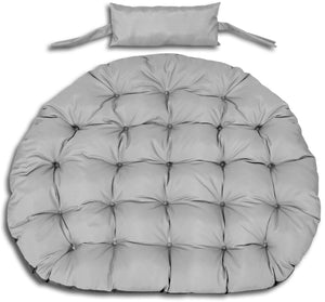 Cuscino da giardino AIO FACTORY 120 cm impermeabile grigio scuro per sedia sospesa