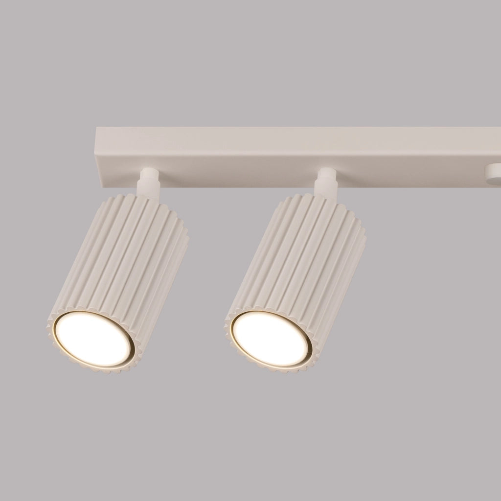 Plafoniera moderna beige barra 117cm 6xGU10 Gravio