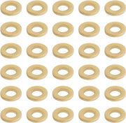 Miniasse di messingspilgaten - Rame - 50 pezzi - Anelli a chiusura piatta - Accessori di hardware - Adatto per M1.0 - Messingspigli - Pacchetti di rame piatti