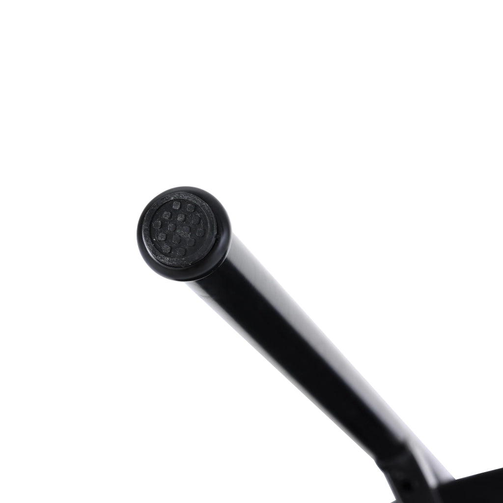 Set di 4 sedie da pranzo in velluto nero con schienale in rattan e gambe in metallo