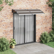 Pensilina per Porta Nera 200x100 cm in PC 45635