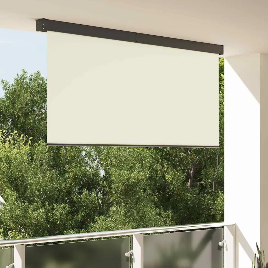 vidaXL Tenda a Rullo Esterna Striped Crema 200 x 250 cm Tessuto