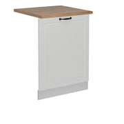 Pannello frontale della lavastoviglie R-Line Bianco rustico/Bianco 60 cm, PL Rovere Vicco