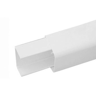 CANALINA PVC CON BASE E COPERCHIO PER IMPIANTI DI CLIMATIZZAZIONE- mm. 35 x 30  L. mt. 2- ARTIP- pezzi 1