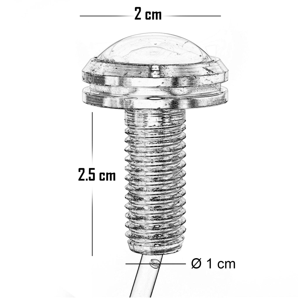 Kit cielo stellato 10pz faretti led EAGLE 12v IP67 box doccia ambienti umidi con alimentatore LUCE FREDDA 6000K