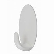 Trade Shop - Set 5 Pz Ganci Appendini Adesivi Ovali A Parete Cucina Bagno Attaccapanni 59678 -