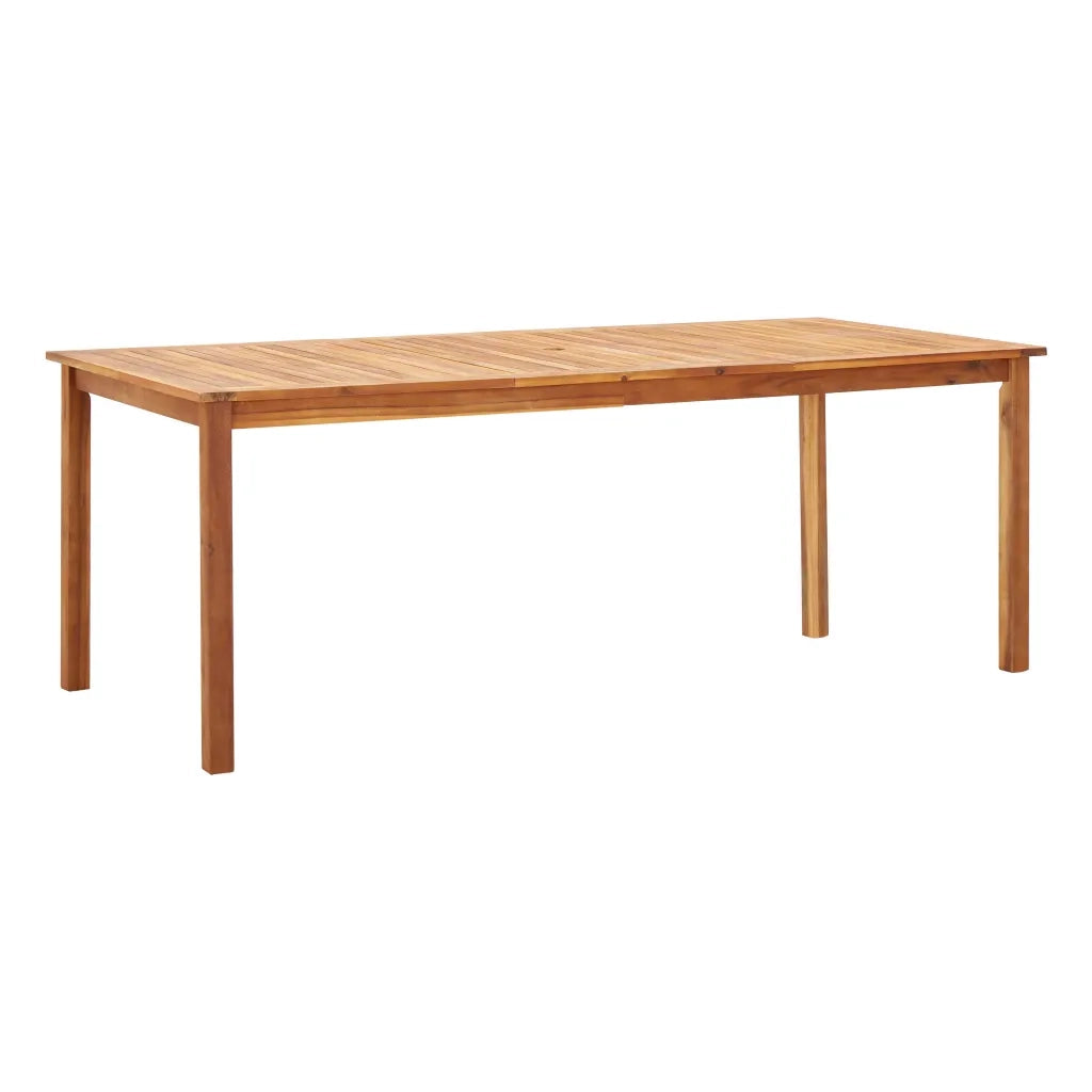 Set Pranzo da Giardino 9 pz Polyrattan e Legno d'Acacia Grigio cod mxl 34842
