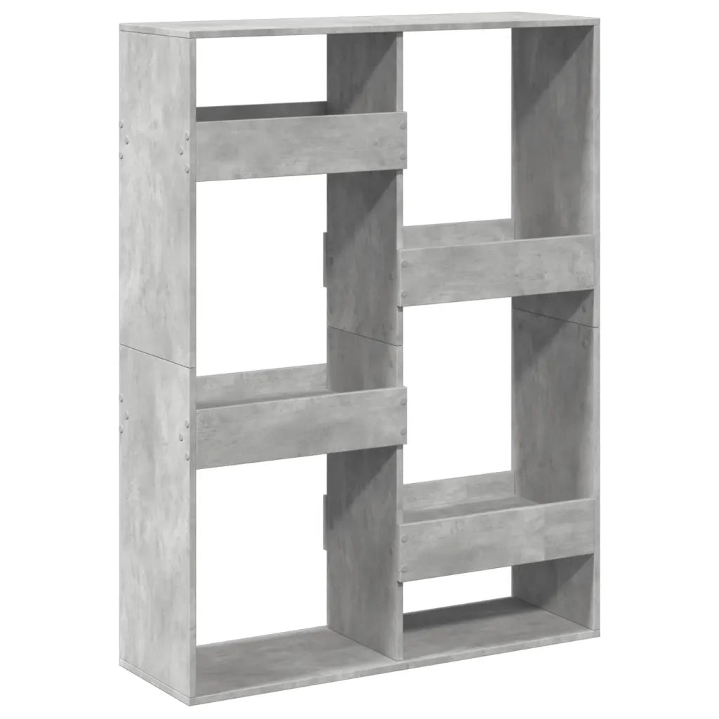 Libreria Grigio Cemento 100x33x135 cm in Legno Multistrato 3309387