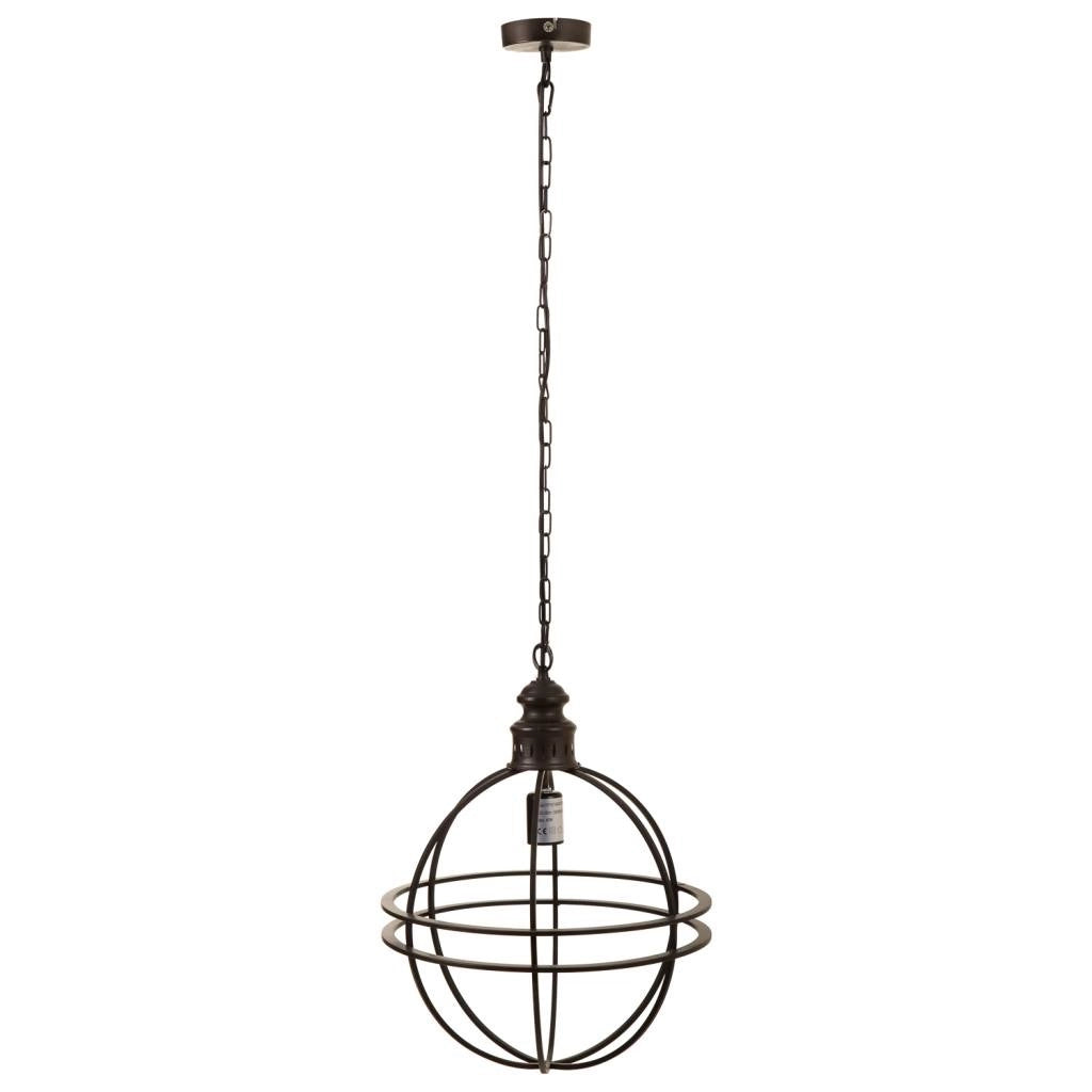 Plafoniera in metallo dorato 38,5x38,5x49,5h