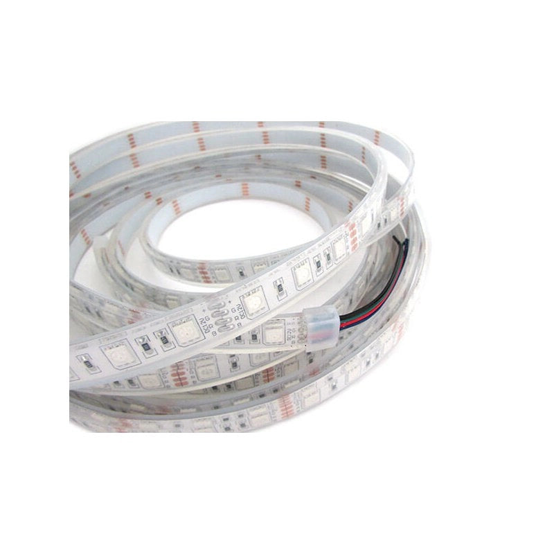 Striscia Strip Bobina Striscia Led Impermeabile IP68 Colore RGB Con 300 Smd 5050 5 Metri