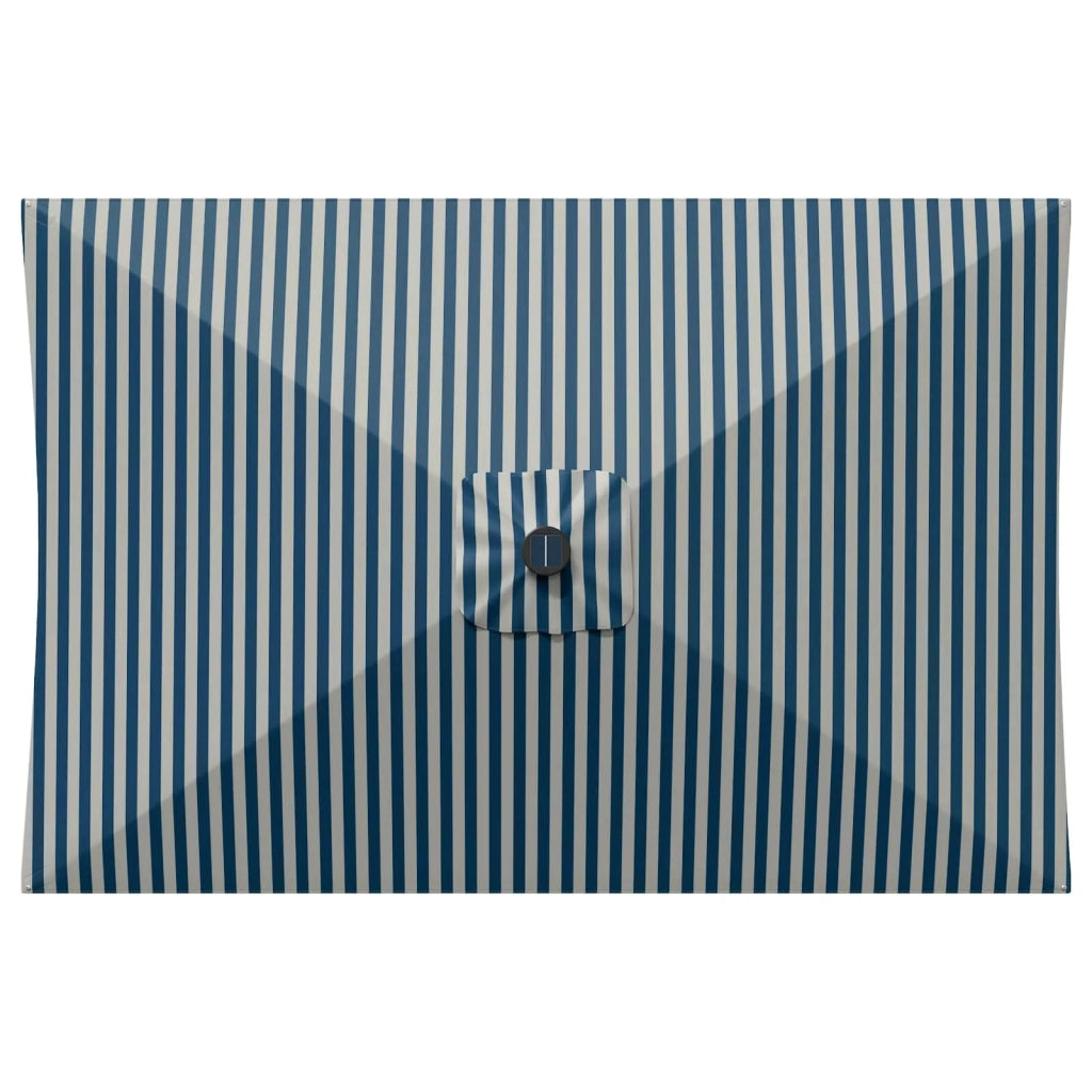 Ombrellone da giardino-Parasol da giardino con luci LED e base 200 x 300 cm Poliestere 877059