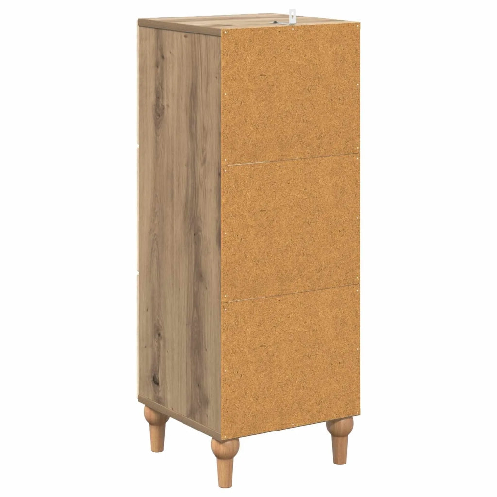 Mobile con Cassetti Rovere Artigianale 33 x 34,5 x 90 cm 894164