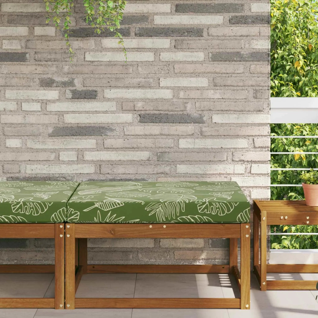 Cuscino per divano da esterno Design a foglia 80 x 80 x 8 cm