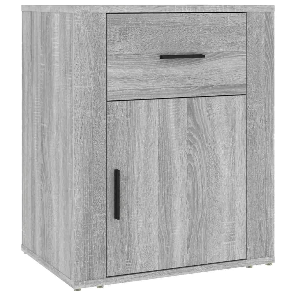 Comodino Grigio Sonoma 50x36x60 cm in Legno Multistrato 816726