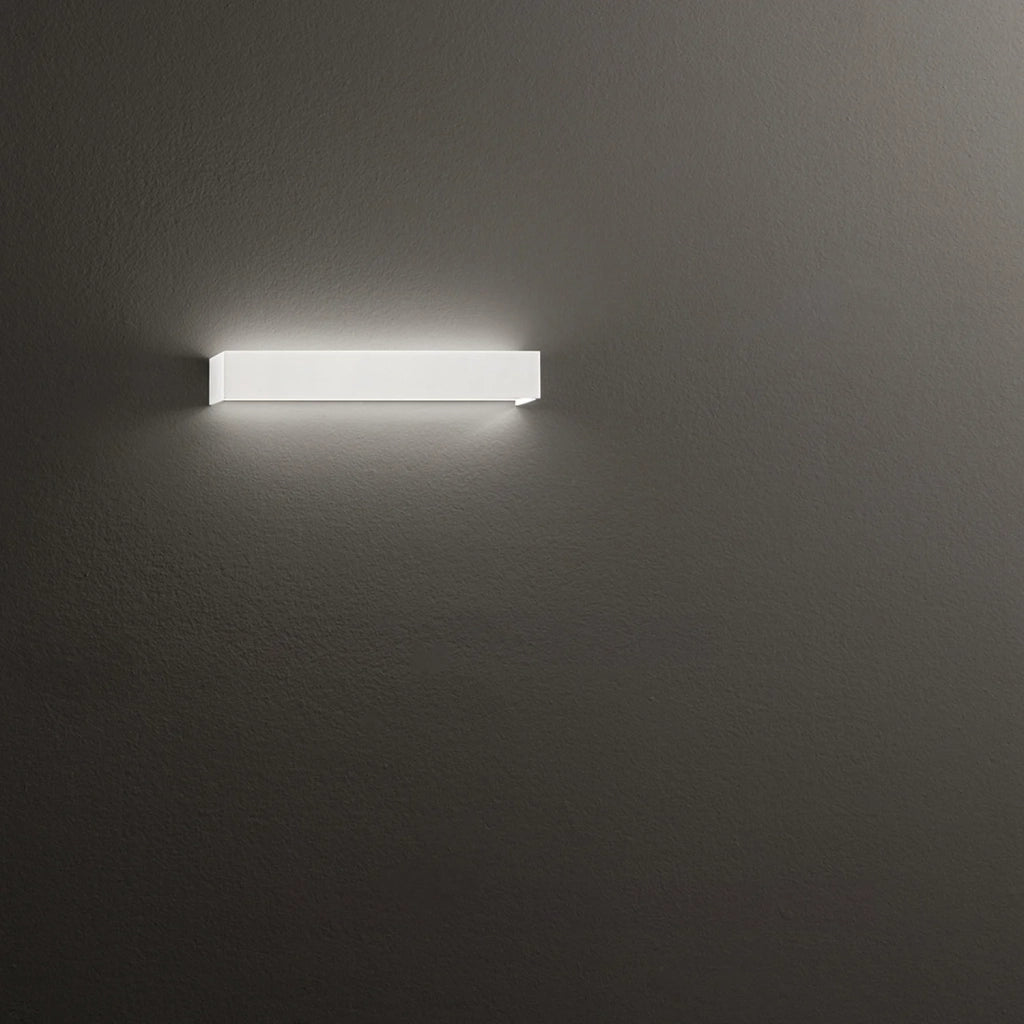 Applique Minimal Rummo Metallo Bianco Opaco Led 20W 3000K
