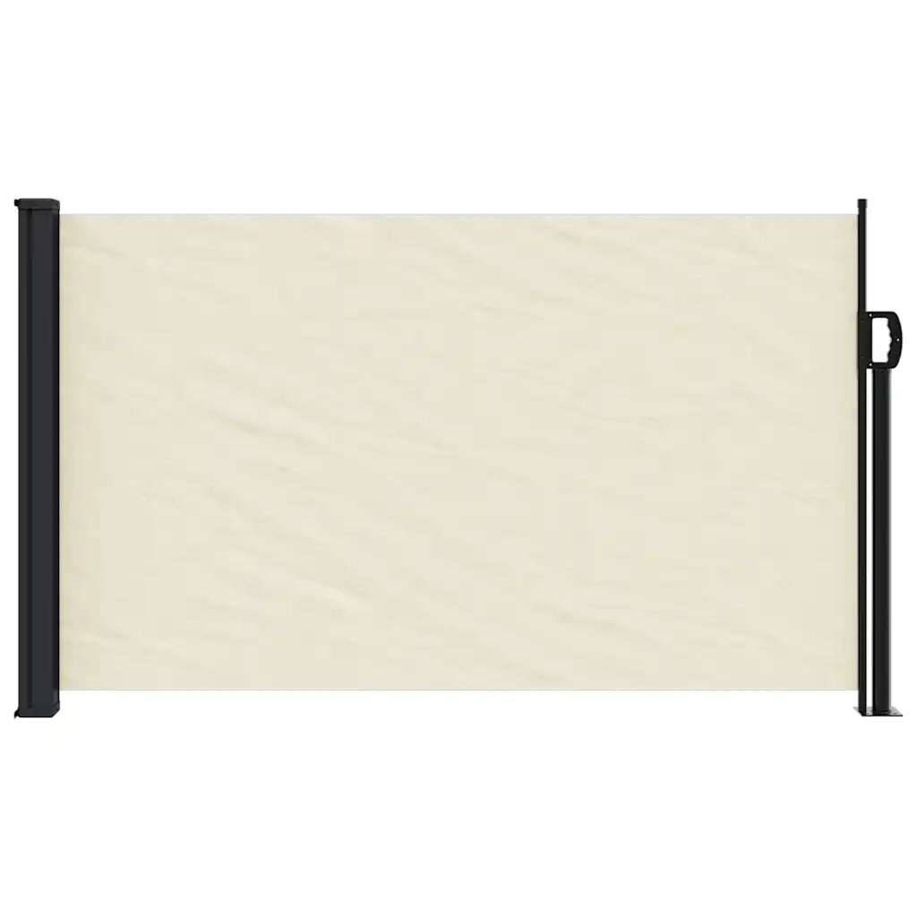 Tenda da Sole Laterale Retrattile-Tenda parasole per balcone per giardino Crema 120x500 cm