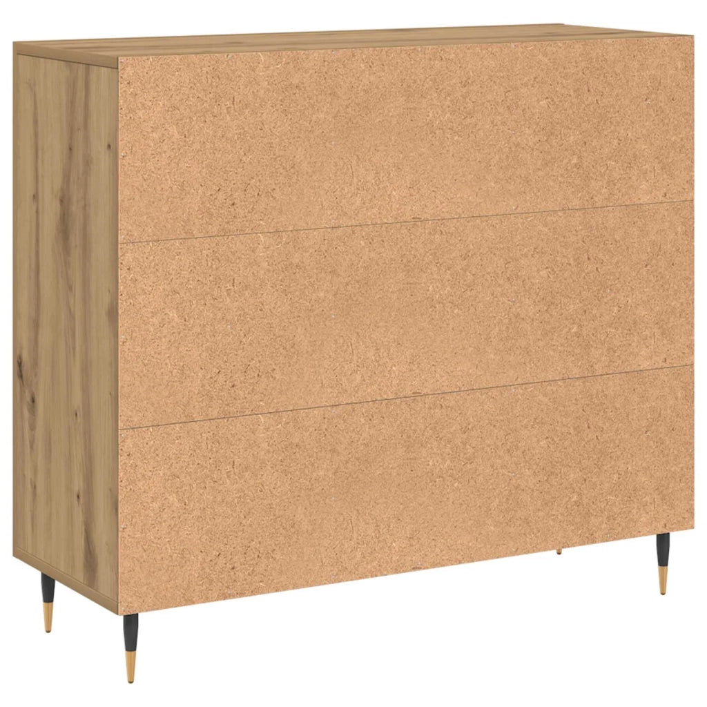 Credenza Rovere artigianale 90 x 34 x 80 cm Legno multistrato 879580
