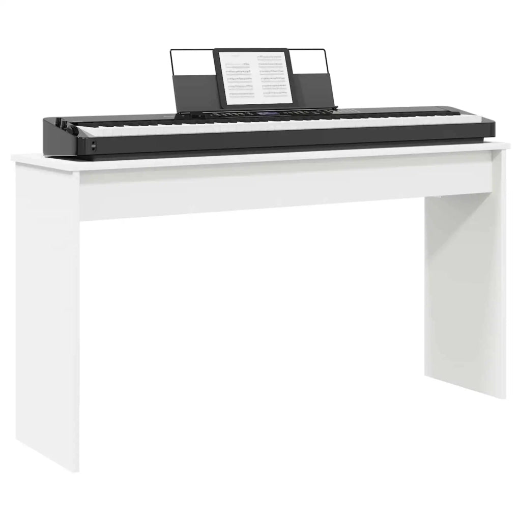 Supporto per Tastiera Bianco 120 x 32 x 64 cm Legno multistrato 899487