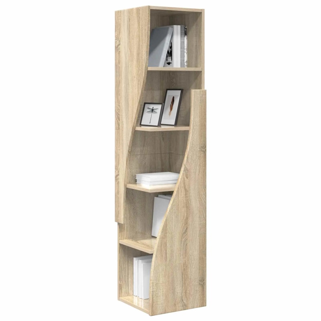 Mobile angolare 32x32x140cm Legno ingegnerizzato Rovere Sonoma 889877