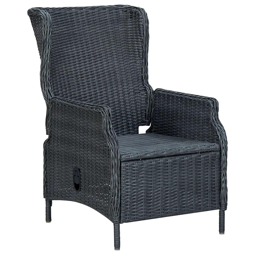 Set Mobili da Pranzo per Giardino 7 pz Grigio Scuro 3072169