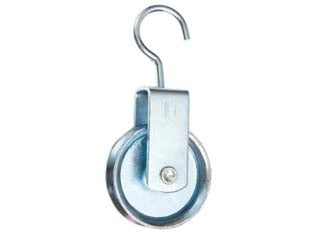 CARRUCOLA CON GANCIO RUOTA IN ACCIAIO INOX- - ø mm.40 - 5 pezzi