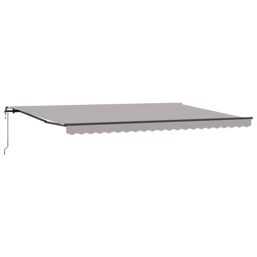 Tenda retrattile automatica grigia chiara 500x300 cm