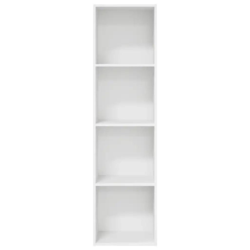 Libreria Bianca 40x30x152 cm in Legno Multistrato