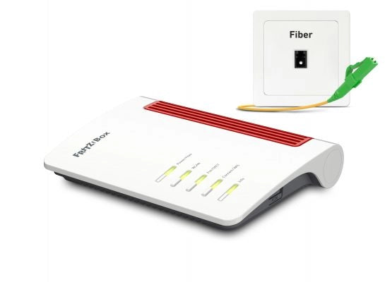 Box fritz! 5530 fiber aon router wireless gigabit ethernet dual-band (2.4 ghz/5 ghz) bianco - 20002937