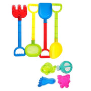 Trade Shop - Set 8pz Di Giocattoli Da Spiaggia Per Bambini Con Accessori Mare Estate Sabbiera 618567 -