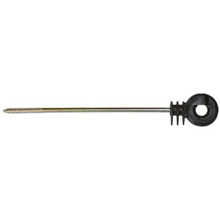 ISOLATORE A VITE LEGNO PROLUNGATO PER RECINTI ELETTRICI 22 cm - Conf. 10 pezzi