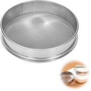 Sottopiano per cucina 20 cm - Acciaio inossidabile - Progettato per lo stoccaggio - Duraturo - Adatto per farina/polvere - Adatto per cereali/lenticchie - Sottopiano per setacciare