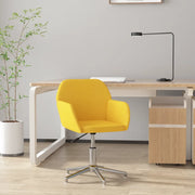 Sedia da Ufficio Girevole Giallo Chiaro in Tessuto cod mxl 10330