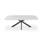 Tavolini ARVENA – Tavolino rettangolare 130x70 cm – 5 colori pietra e marmo – Design contemporaneo