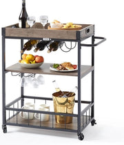 Carrello da cucina su ruote - trolley vintage con telaio in acciaio