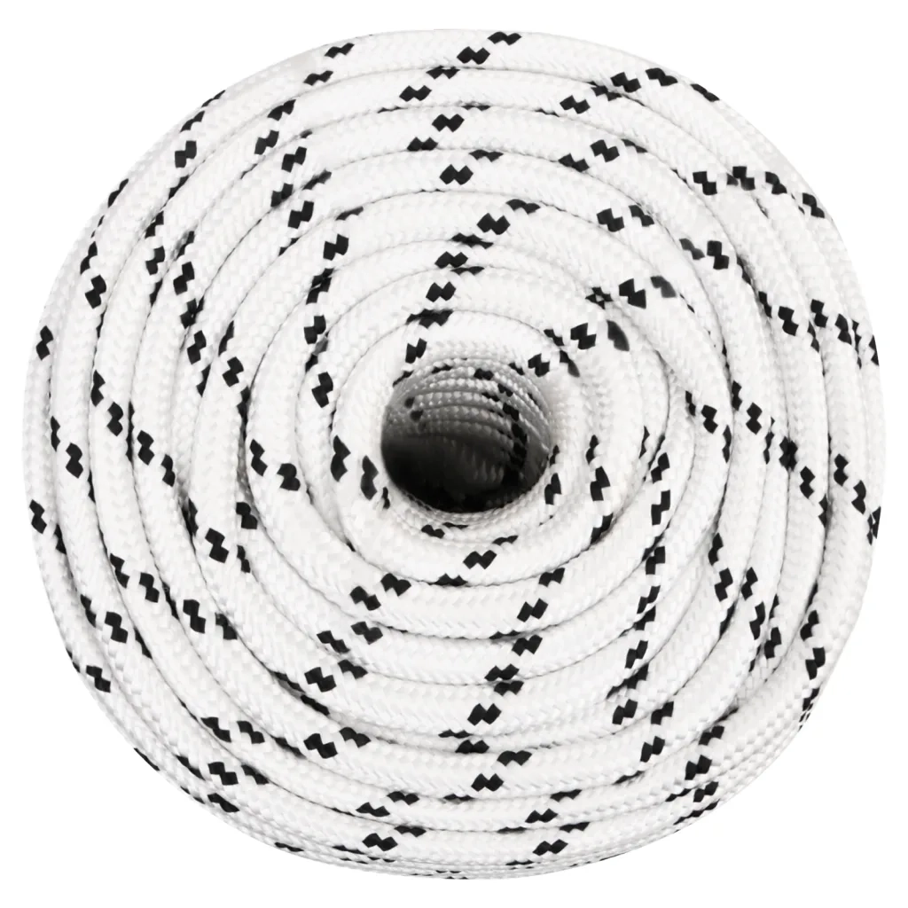 Corda | Fune Intrecciata per Barca Bianca 14 mm x 25 m Poliestere